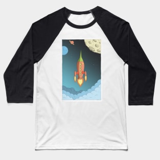 Wanderlust in space Baseball T-Shirt